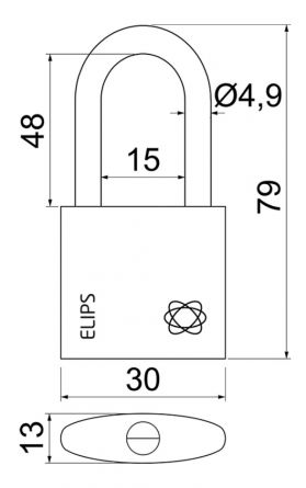 Visac� z�mek ELIPS 30 MS DL.OKO