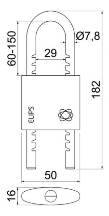 Visac� z�mek ELIPS.MOD.50 MS posun.oko