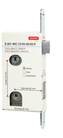 Zadl.z�mek Z.301-WC.72/55/20 P
