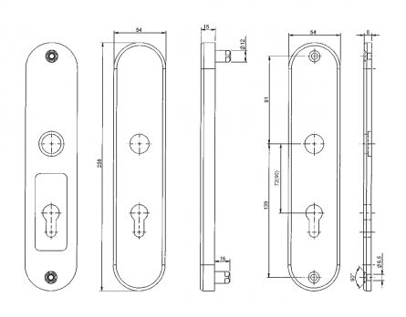 Bezp.kov�n� BK301/90 klika+klika bp IROX