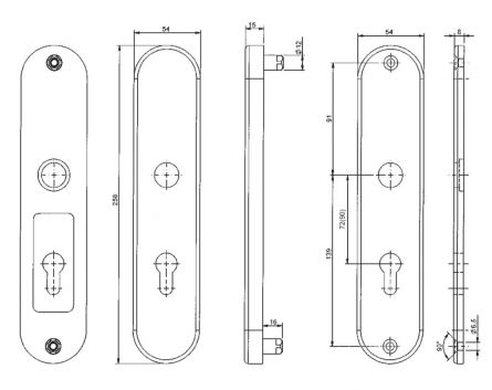 Bezp.kov�n� BK321/90 klika+klika sp F1
