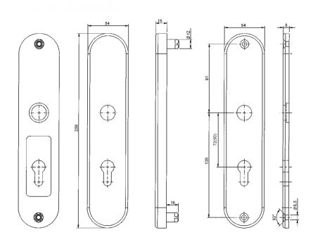 Bezp.kov�n� BK325/90 klika+madlo sp F1