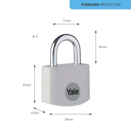 YALE visac� z�mek YE3B/32/116/1/GR