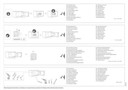 YALE sejf n�bytkov� YLC/200/DB2 Alarmed Safe Lapto