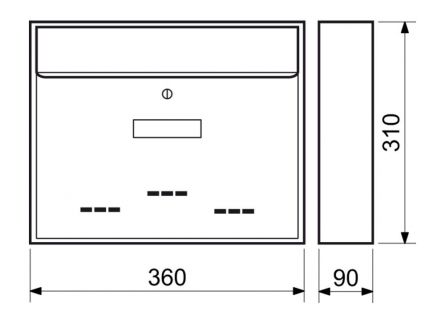 Po�t.schr�nka BK31 D st��brn� Richter