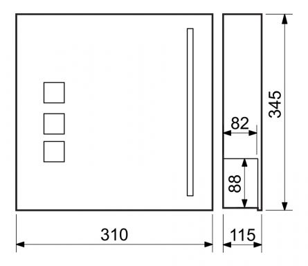 Po�t.schr�nka BK501 GW N