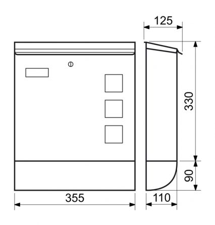 Po�t.schr�nka BK703 antr.+roura