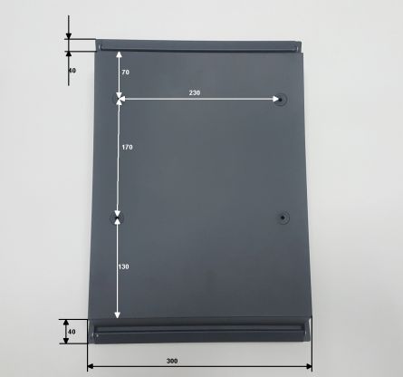 Po�t.schr�nka BK931 antracit + sklo