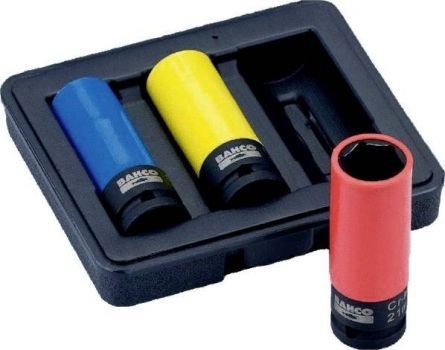 BAHCO sada pevn.prodl.hlavic 1/2" 17-19-21mm 3ks