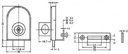 SISO z�mek na sklo C408 Ms