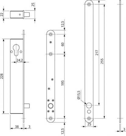 Z�mek Effef El.Mag.Kol�kov� 843ZY-1-Q41 pro vlo�ku