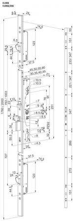 Zadl.z�mek panik sam.el.mech.EL466/30/24