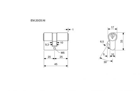 EURO MINUS st.vlo�ka 20+25 mat.nikl