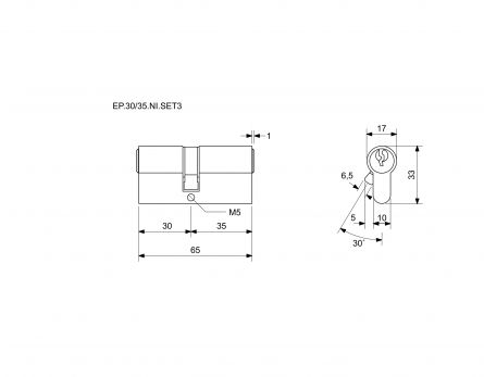 EURO PLUS st.vlo�ka 30+35 SET3 nikl