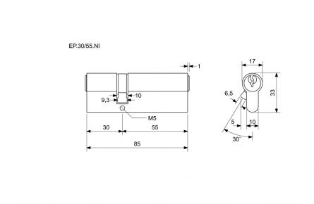 EURO PLUS st.vlo�ka 30+55 nikl
