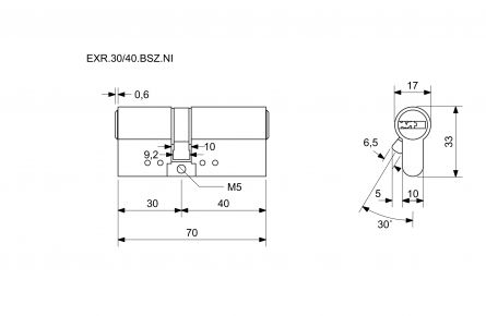 EURO XSTAR bezp.vlo�ka 30+40NI 6KL.BSZ
