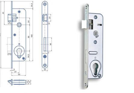 Zadl.z�mek G223 st�elka P �1ks