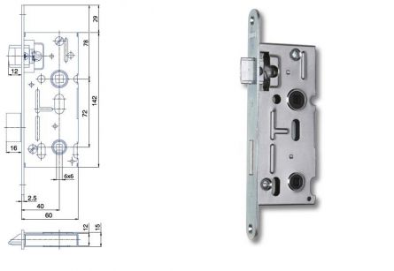 Zadl.z�mek K111C BZN P-L � 1