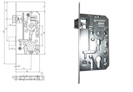 Zadl.z�mek K136C P-L a 1ks BZn
