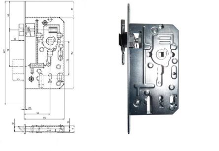 Zadl.z�mek K137C P-L a 1ks BZn