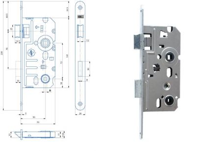 Zadl.z�mek K242 L PBZn b�l� � 1ks