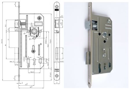 Zadl.z�mek K360-36 P-L Ni �25ks