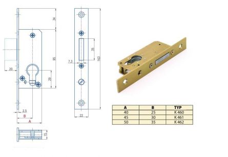 Zadl.z�mek K461 BZN