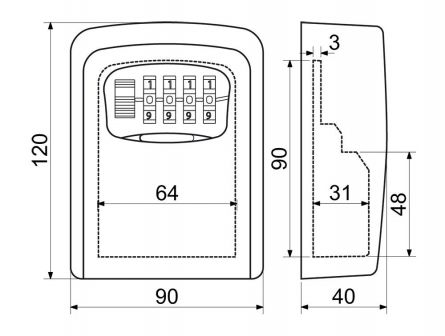 BOX NA KL��E 4-k�d.90x120x40