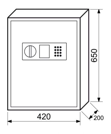 Sejf na kl��e KS.133 - 133 h�k�