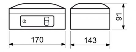 Pen�.kasa LC.2006 170x91x143mm