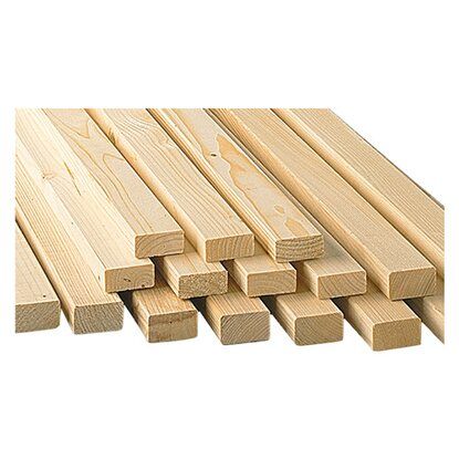 Li�ta d�ev�n�-hranol 2x2cm  2m