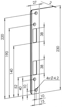 Li�ta rovn� pro SZ, nerez