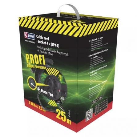 E- prodlu�. buben 25m-4.z�s. 2,5mm