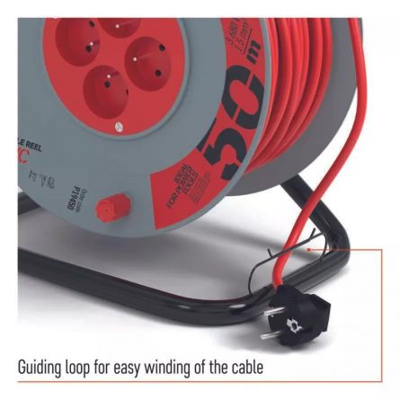 E- prodlu�. buben 50m-4.z�s. 1,5mm PVC