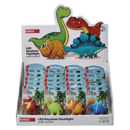 E- p��v�sek LED sv�tilna zvukov� dinosau�i