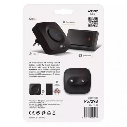 E- zvonek bezdr�tov� AC P5729B