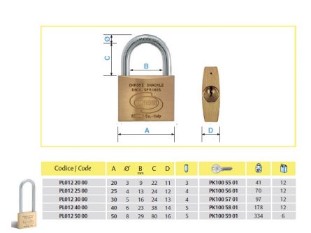 Visac� z�mek CORBIN 40mm prodl.1240