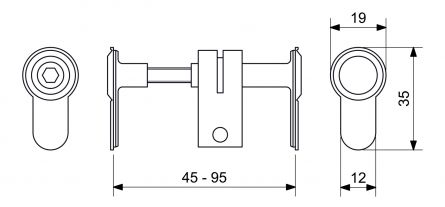 EURO st.vlo�ka T90 45-95 nastav. pro zaslep.protip