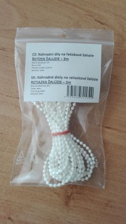 �aluzie - �et�zek 3m b�l� PVC