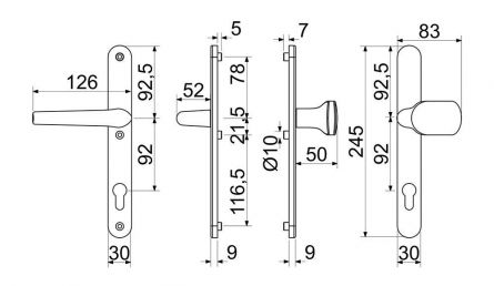 Kov�n� RHD005 F4 bronz kl+ma 92/30mm bp