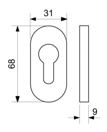 Kov�n� RK.F.RO.ROZETA PZ 1/2.N