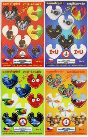 rozli�ova� kl��� RS samolep�c� BL