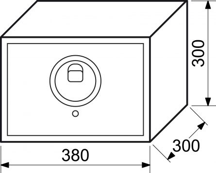 Sejf RS30R.FIN elek.z�mek+otisk prstu