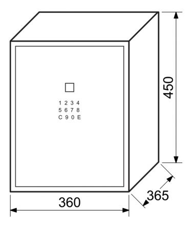 Sejf RS.45.LUX.FIN elek.z�mek,��sel.k�d,otisk