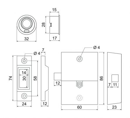 Z�mek n�bytkov� RSM.CAB.30.STR otisk