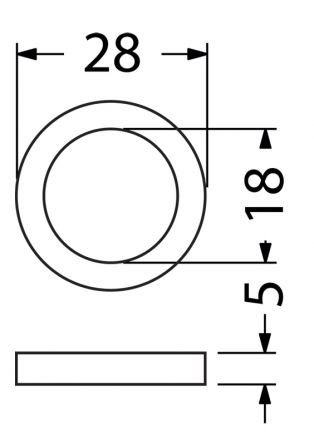 Rozli�ova� krou�ek RVR.RO.R28.TPE.MIX.�8ks BLISTR