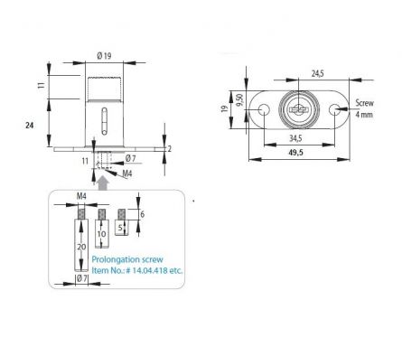 SISO bajonetov� z�mek 1003 Cr