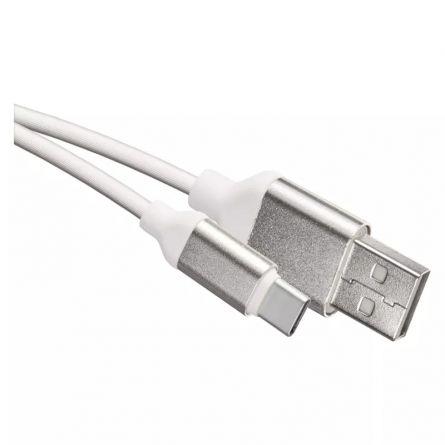 E- kabel USB 2.0 A/M-C/M 1m b�l�