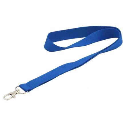 Popruh na krk 20mm Modr�
