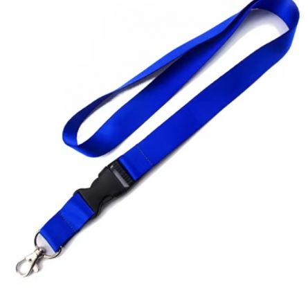 Popruh na krk odep�nac� 20mm Modr�